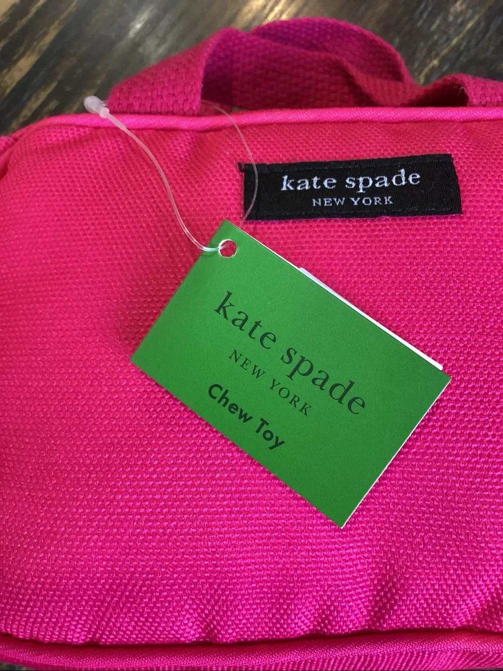 kate spade Hot Pink Mini Tote Pet Toy